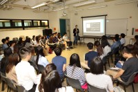 Young CEO Mr Fok Kai-man shares his vision with Lingnan students 