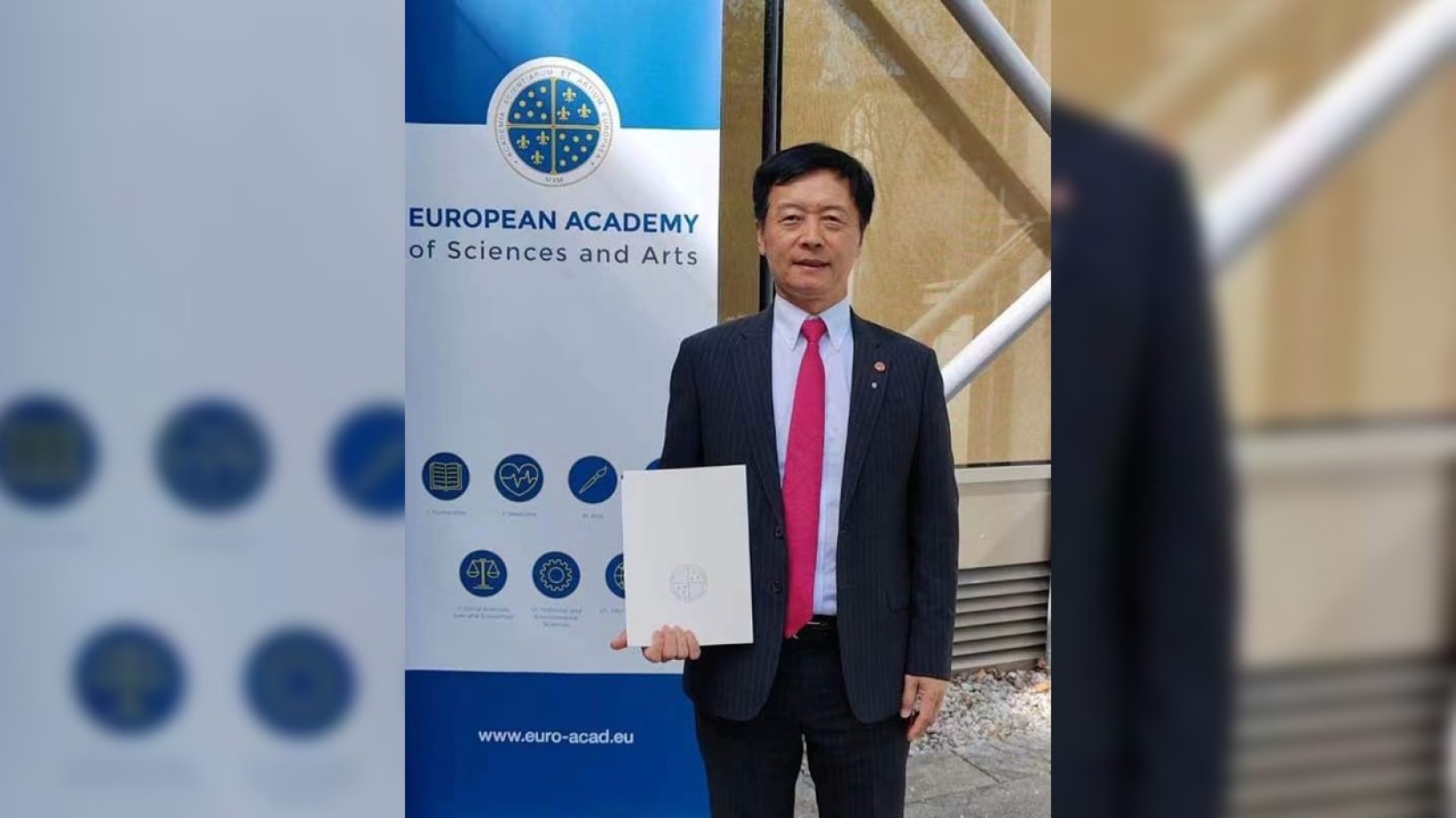 岭大校长及韦基球数据科学讲座教授秦泗钊教授，膺选为欧洲文理科学院院士（技术与环境科学部）。新院士的就任典礼于2024年4月6日在奥地利举行。