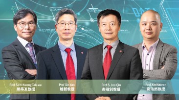The four Lingnan University scholars named Best Computer Science Scientists in the 2024 Ranking by Research.com Edition.