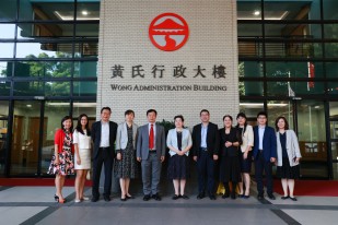 国家自然科学基金委员会副主任、党组成员高瑞平博士率领的代表团到访岭南大学。