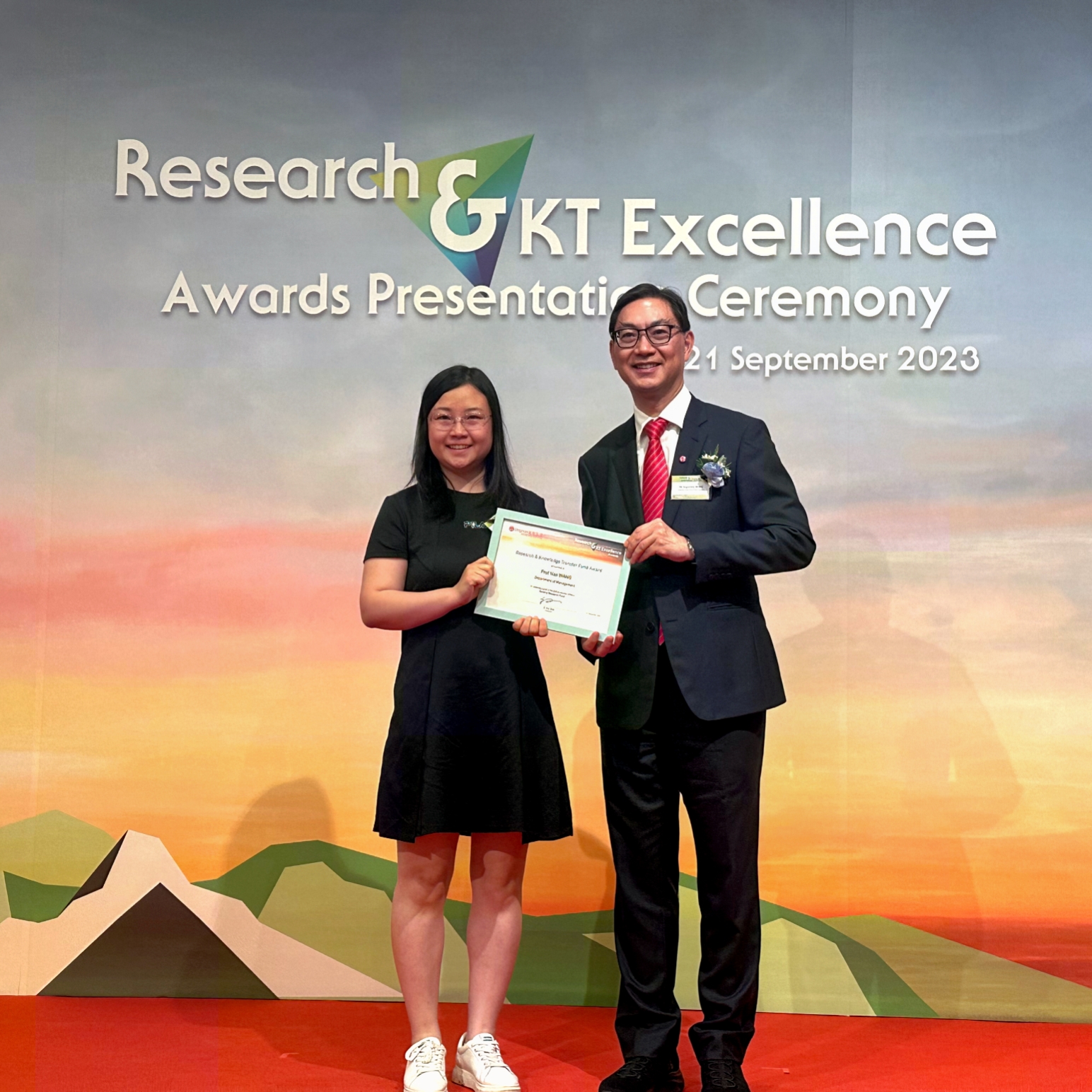 Research & KT Excellence Awards Presentation Ceremony 2023